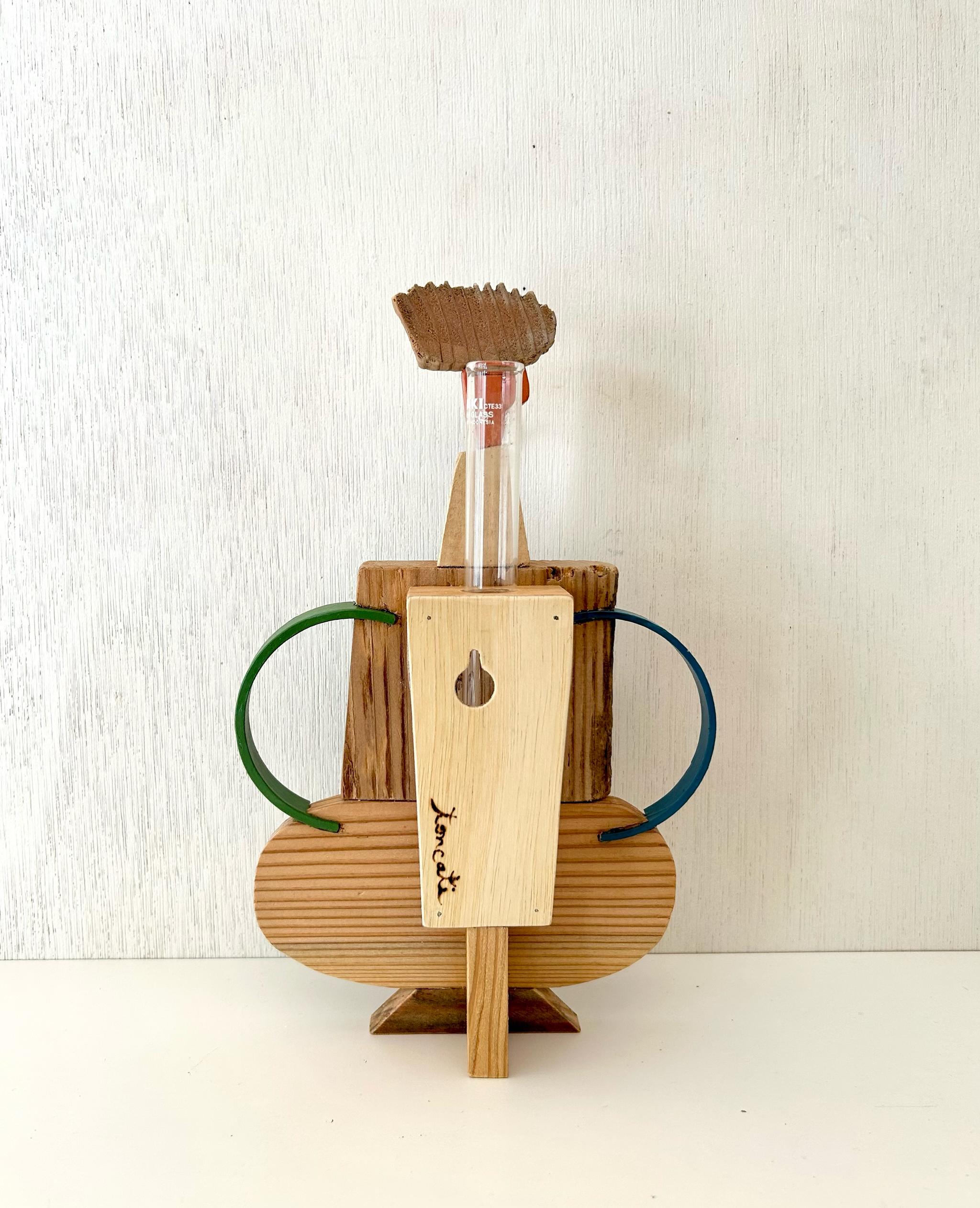 壁掛け一輪挿し『 frafig vase 』(フラフィグ ベース) 〝まさこの蹲踞〟 | 8枚目